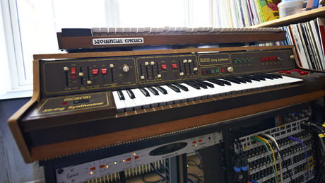A rare Solina and a Prophet-5 that's for sale.