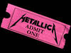 A Metallica ticket