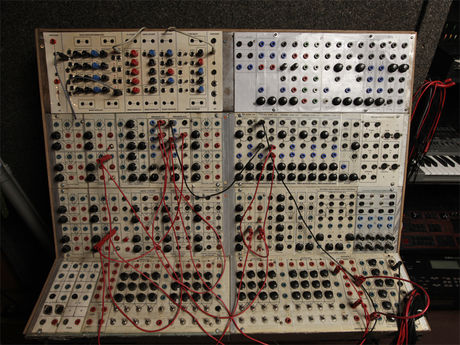 A Serge Modular from 1973-ish, made in California by hippies