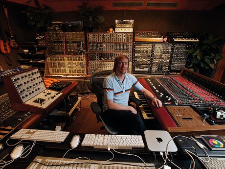 Benge sat in his incredible Memetune studios in London