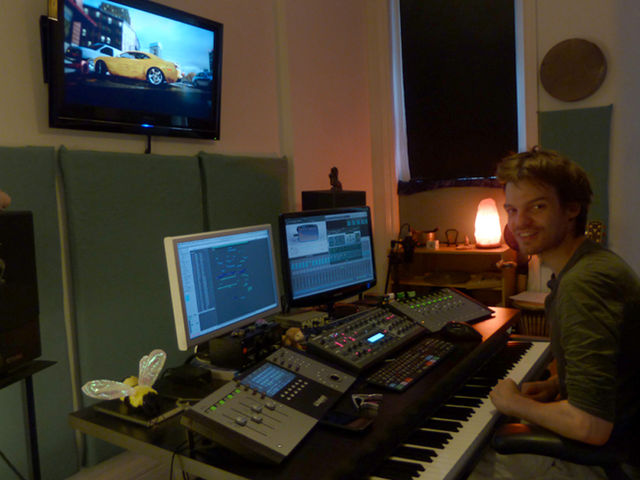 In the studio
