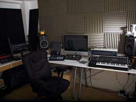 In pictures: Dom Kane's Cardiff studio