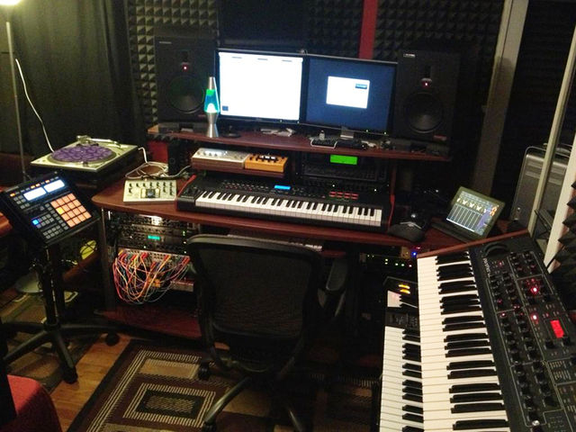 Brett Adams' studio