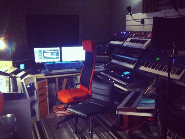 Dan Burton's studio