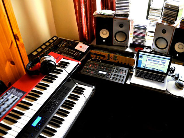 Jamie Rowland's studio