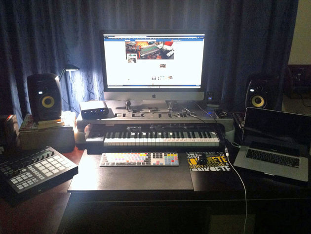 Luke Elektrik's studio