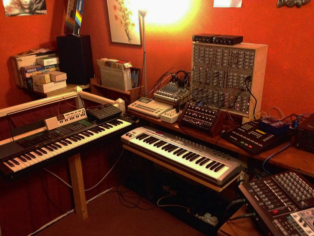 Mark Young's studio