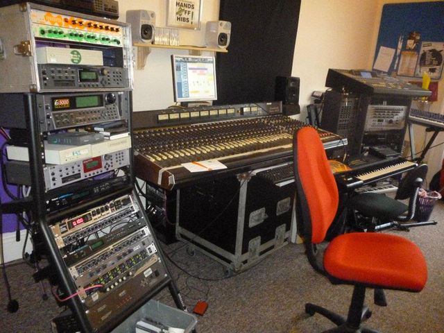 Paul Croan aka Alex Tronic's studio