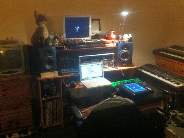 Scrubber Fox's studio