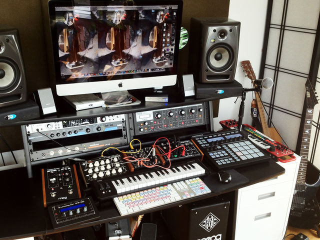 Shawn Shirey's studio