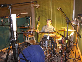 Me in my studio: Submotion Orchestra