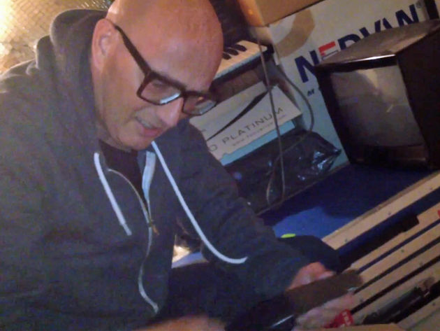 The duo go deep in the attic hunting for old gear