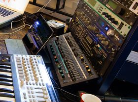 In pictures: Plaids's studio in a shed