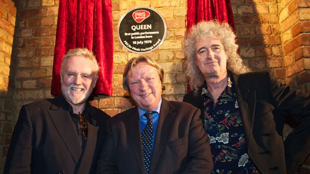 Memories of Queen's early days were stirred at yesterday's plaque unveiling
