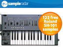 SampleRadar: 123 free Roland SH-101 synth samples