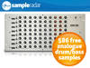 586 free analogue drum and bass samples