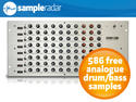 SampleRadar: 586 free analogue drum and bass samples