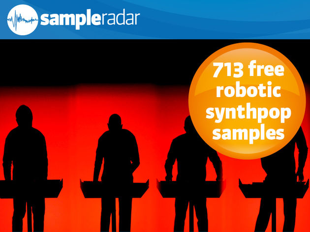 713 free robotic synthpop samples