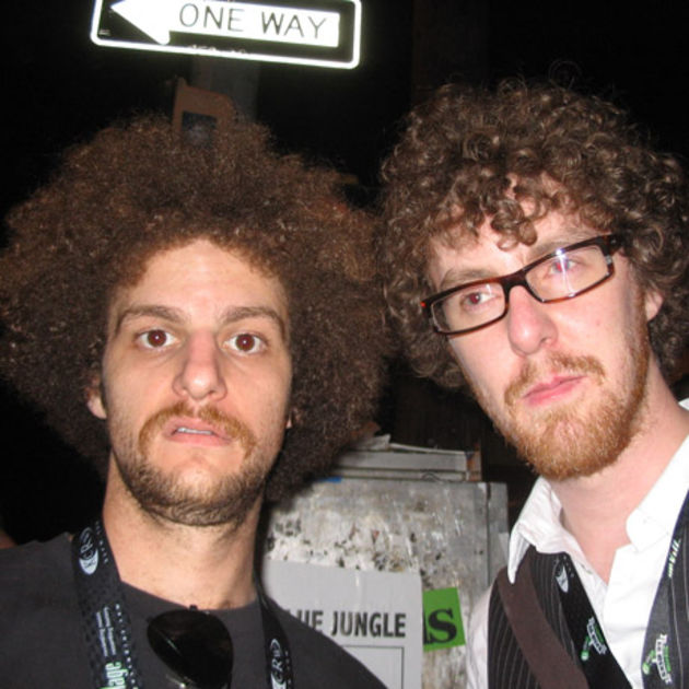 SXSW Blog Day Two: Joined at the 'fro Our man Turner (right) meets his evil alter-ego