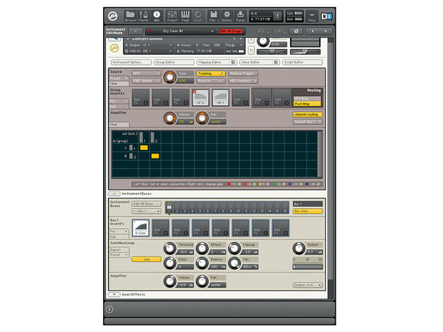 Native Instruments Kontakt 5 You might not use Instrument Buses much yourself, but library developers surely will.