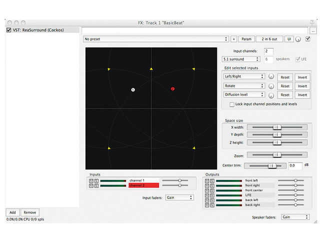 Reaper gets around with ReaSurround. All sorts of surround sound options are available and automatable!
