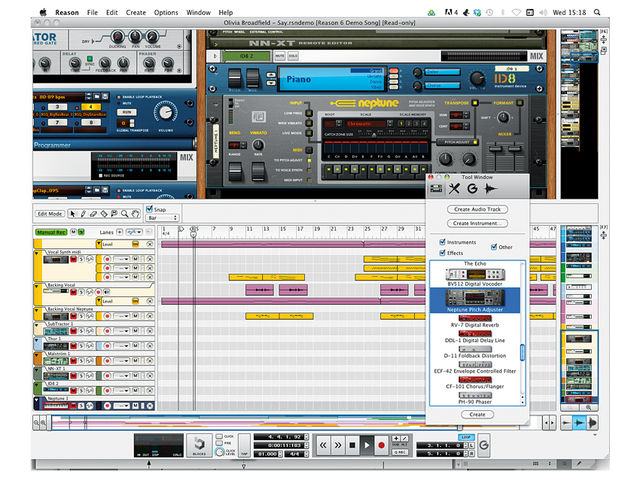 Propellerhead Software Reason 6 Self-contained, and proud of it!