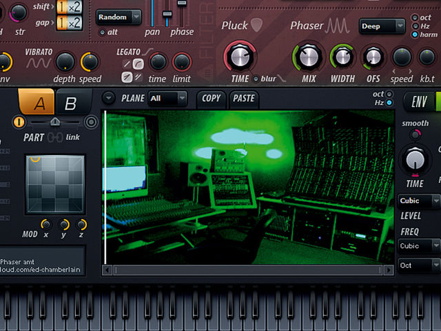 Image-Line Harmor The image import function enables you to paint pictures with sound… or is it the other way round?