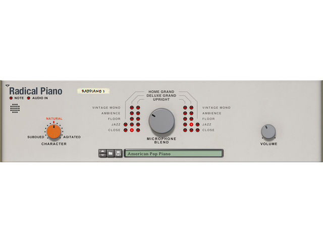 Propellerhead Radical Piano lives up to at least half its name - it's a decent enough piano.