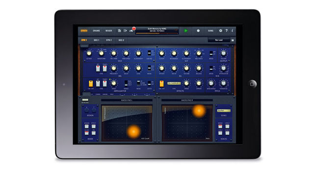 The iPolysix comprises not one but two synth engines, as well as a six-track drum machine