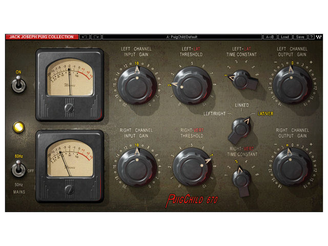 The JJP Collection The PuigChild 670 is a stereo compressor.