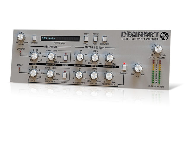Decimort can give your sounds an authentically gritty tone.