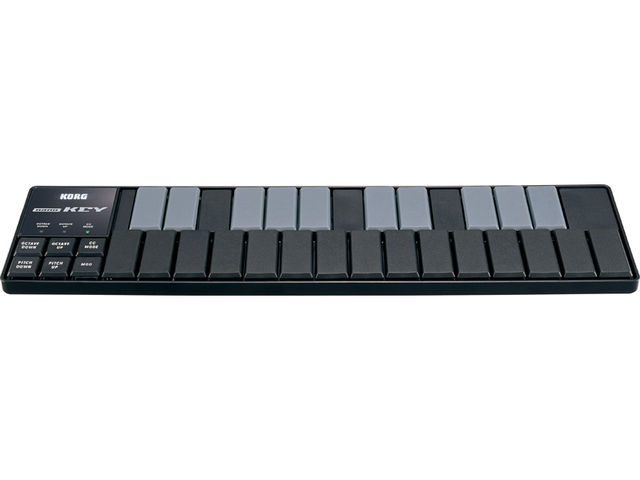 The nanoKey's 'flat' design makes it difficult to play.