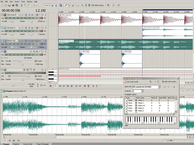 Sony Acid Pro 7 The basics of Acid's interface remain largely unchanged.