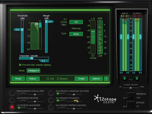 iZotope Ozone 4 Ozone 4 offers six mastering modules.