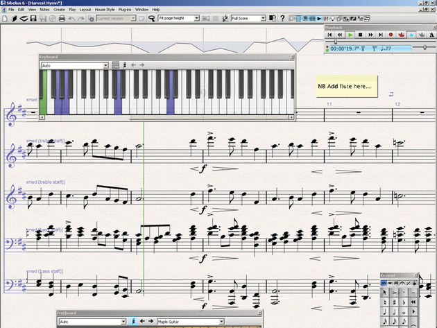 Avid Sibelius 6 Sibelius 6: makes pro-quality score creation easier.