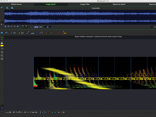 You can create sounds by drawing in the Image Synth Room.