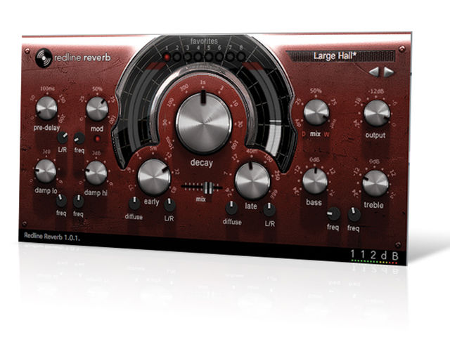 There's nothing unusual about Redline Reverb's interface.