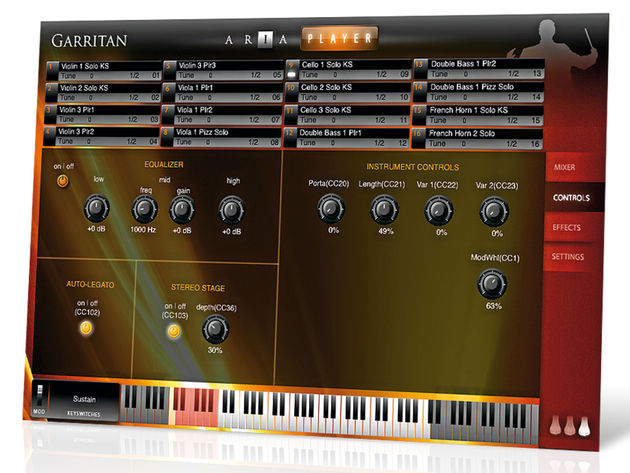 Personal Orchestra now uses Garritan's own Aria playback engine.