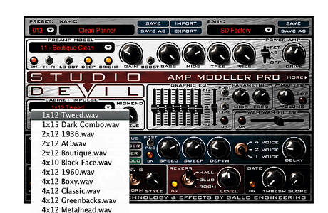 Studio devil amp modeler pro