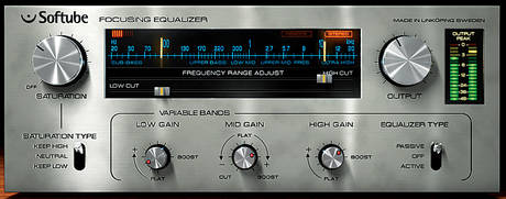 Softube focusing eq