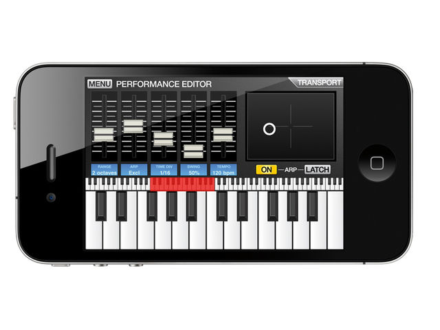 SynthStation lets you compose using three synth sounds and a drum machine.