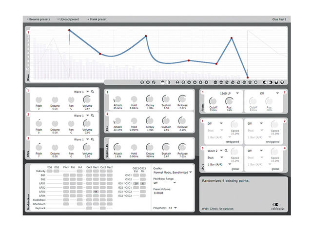 Cableguys are encouraging users to share patches from within the synth itself.