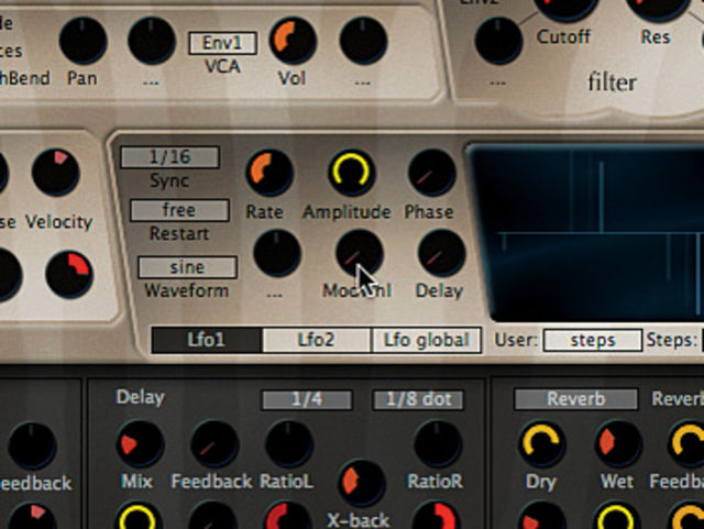 LFO adjustments