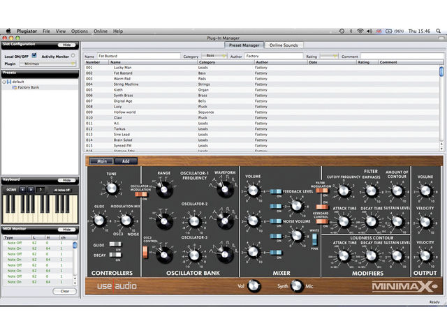 Use Audio Plugiator software Deep editing takes place on your Mac or PC