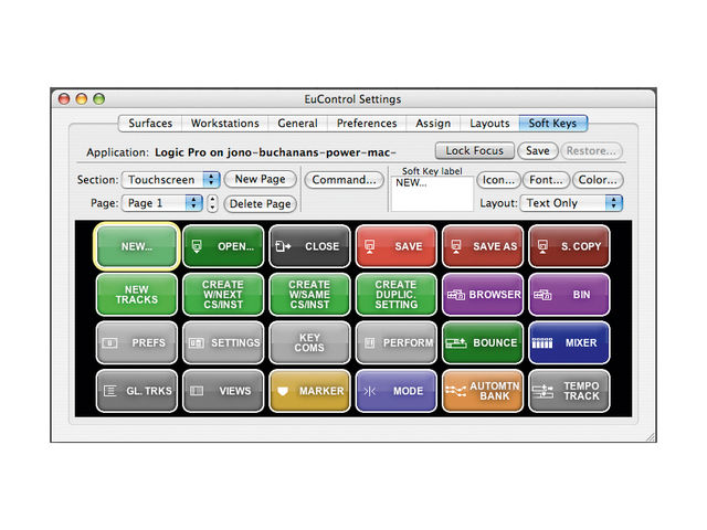 You can make your own button assignments.