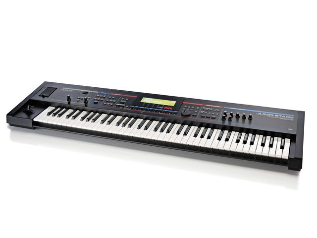 Roland Juno Stage It may be sample-based, but the Stage shares its look with the original analogue Junos.
