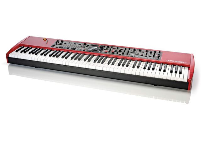 The 88-note Stage EX has hammer-action keys.