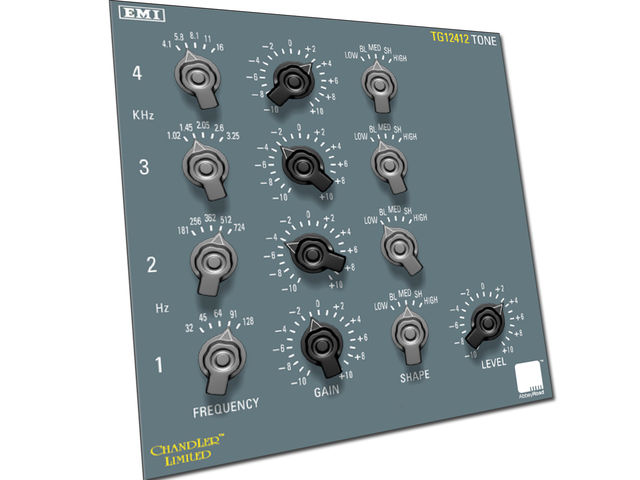 Abbey Road Plug-ins Mastering Pack The TG12412 is a four-band parametric EQ.