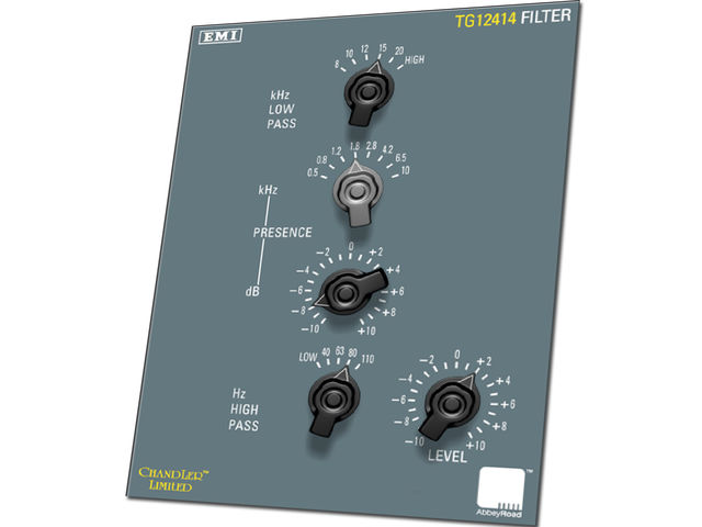 Abbey Road Plug-ins Mastering Pack Filtering comes courtesy of the TG12414