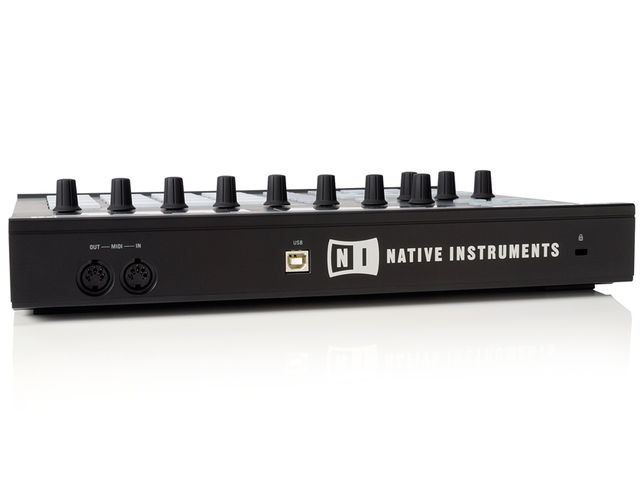 There are only MIDI and USB ports - this is an audio-free device.